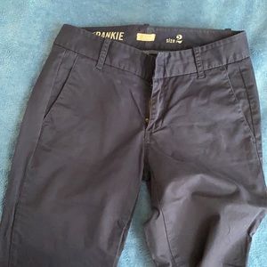 J.Crew Navy Blue Stretch Ankle Pants